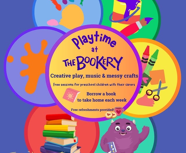 Joy as Lottery funds more child ‘Playtime’ sessions at The Bookery
