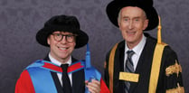 Comedian who grew up on Dartmoor given honorary degree