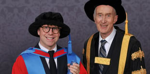 Comedian who grew up on Dartmoor given honorary degree