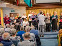 Enthusiastic audience for Good Afternoon Choir Charity Concert