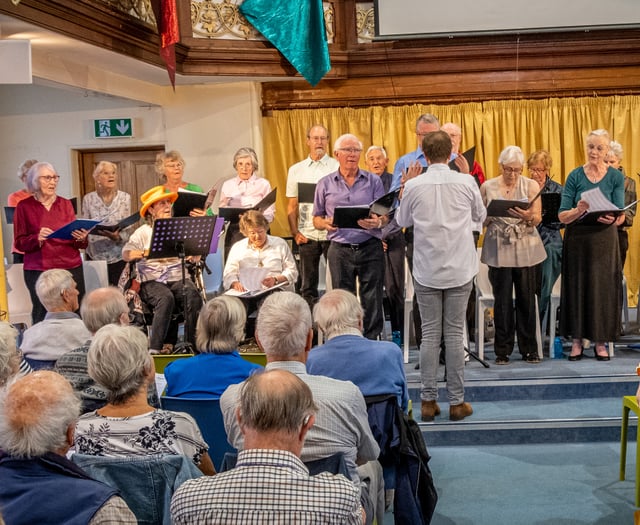 Enthusiastic audience for Good Afternoon Choir Charity Concert