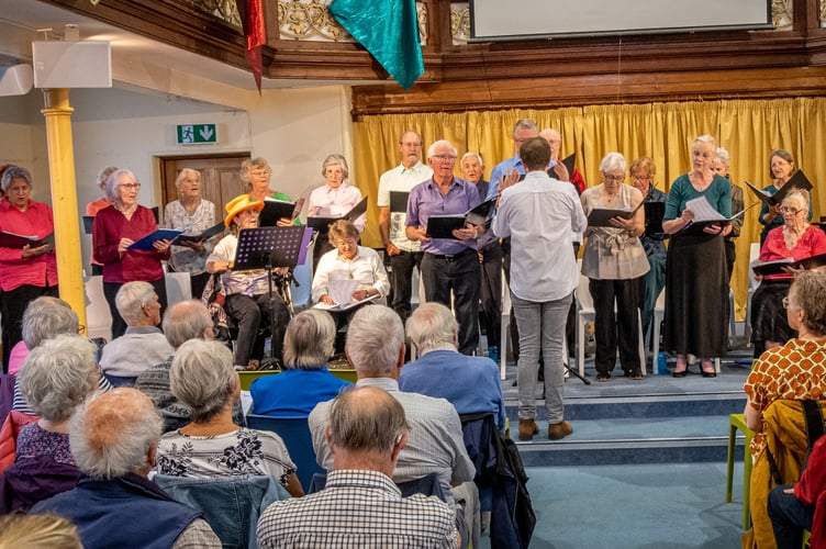 Crediton Good Afternoon Choir.
