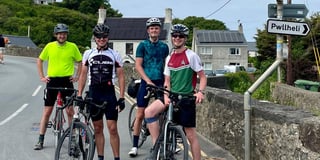 Local youngsters’ charity cycle raises thousands for school in Nepal
