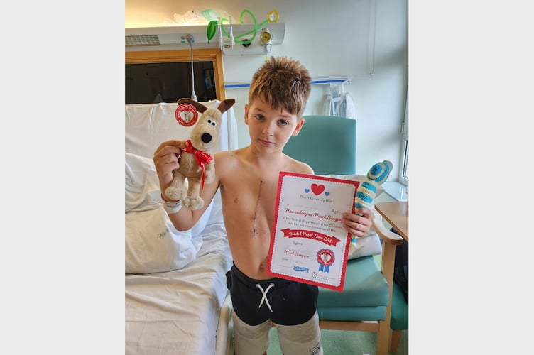 Callum Wooldridge local ‘heart hero’.
