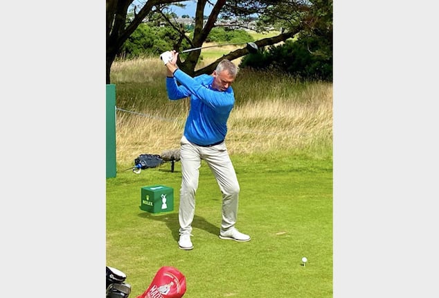 Barry Austin at Carnoustie.