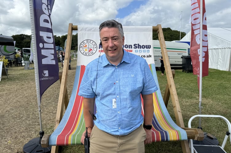 Mid Devon Show Organiser Colin Nation.  AQ 8600