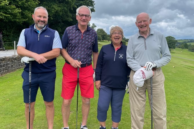 L to R: Ashley Moon, Richard Johnson, Di Johnson, Frank Ward