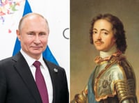 Talk comparing Putin and Peter the Great coming up in Crediton