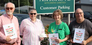 Boost for Crediton Foodbank thanks to garden club’s book sales