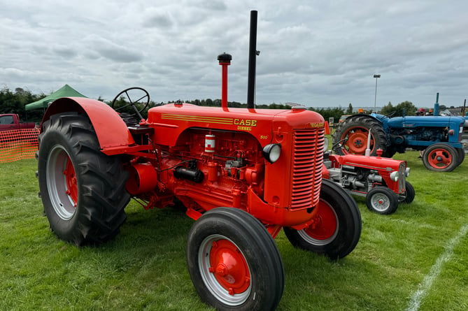 Impressive tractors at Morchard Bishop.  AQ 9039
