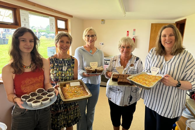 The ladies who ran the refreshments from the Sports Club.  AQ 9005
