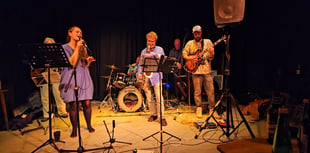 Be dazzled by the Moon Jazz Band in Crediton Parish Church
