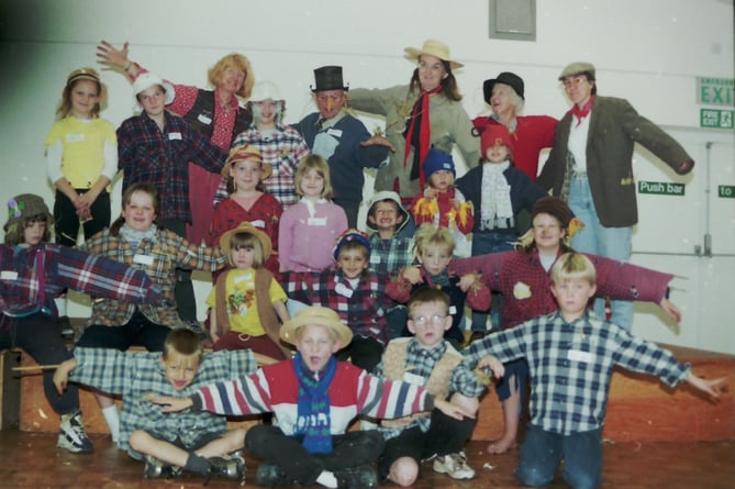 'Scarecrows' was the theme for the half-term holiday club at the Boniface Centre, Crediton in October 1999. DSC01239