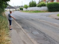 Potholes keeping Crediton heart-op pensioner awake