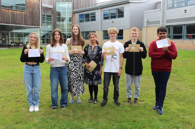 ISCA students with GCSE results