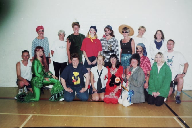 Terry Matthews Aerobics group which raised funds for Marie Curie Cancer Care in September 2002. DSC00078