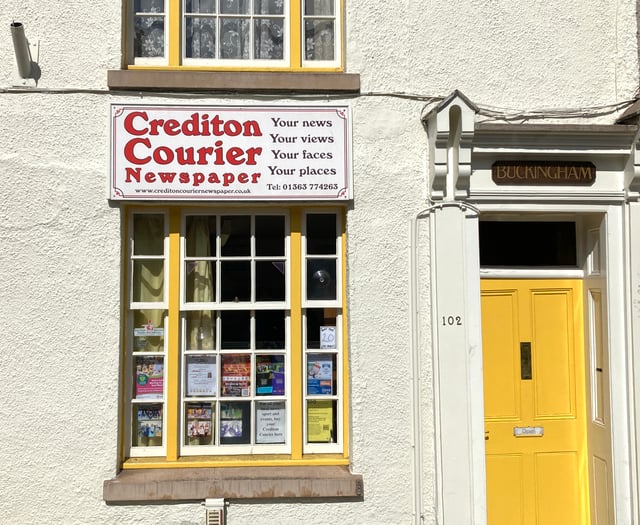 Changes for the Crediton Courier - but business as usual