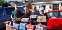 Margaret sends more than 70 filled shoeboxes to Moldova and Ukraine