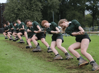 First international competition for local tug-of-war club