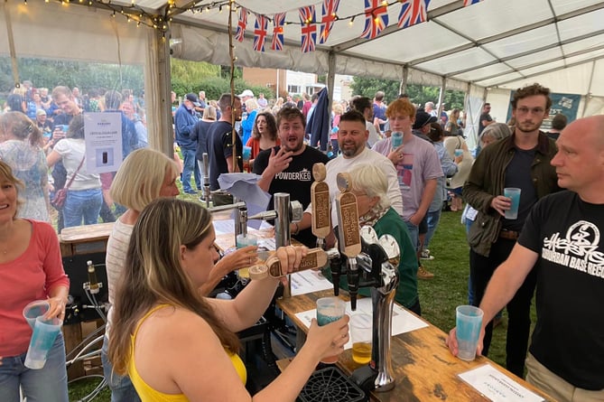 The bar at a previous Thorfest.