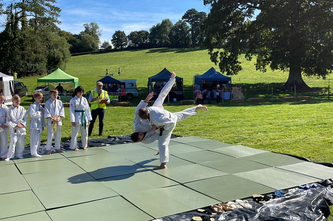 Tedburn St Mary Judo Club demonstration