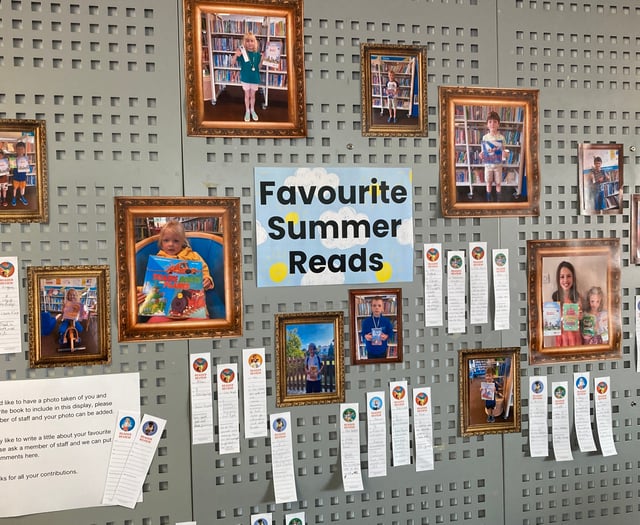 Summer readers feature in Crediton Library exhibition