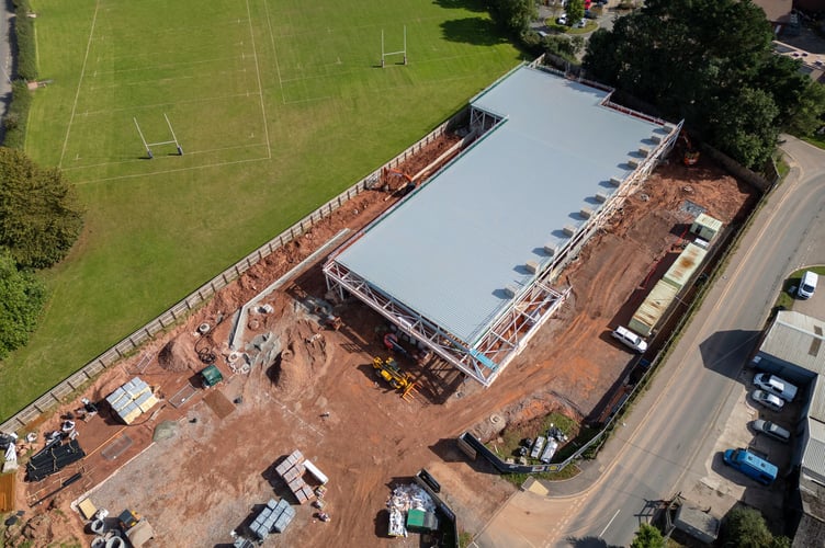 Work is progressing well on the Lidl store in Crediton.
