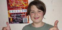 Youngster to brave hot coals for charity