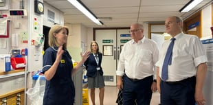 Lib Dem leader visits North Devon's out-of-date hospital