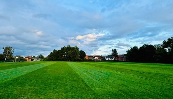 Football pitches in Pinhoe, Exeter, move a step closer to completion.
