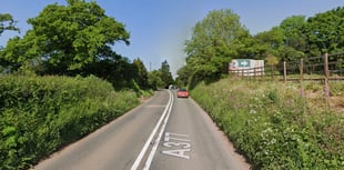 Fallen tree on A377 near Crediton removed