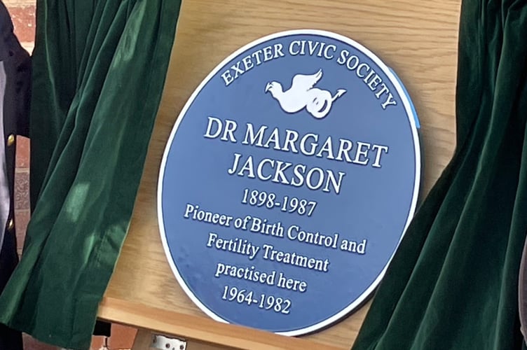 The Blue Plaque.
