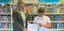 Crediton girl, 9, reads 50 books in library challenge