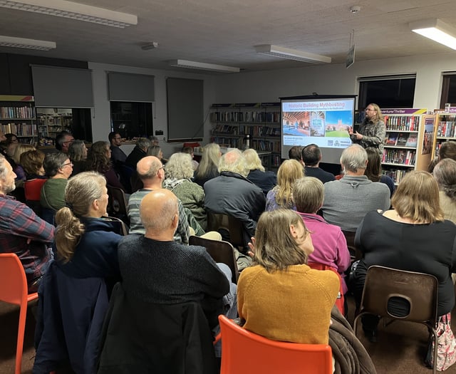 Historic building mythbusting talk enjoyed at Crediton Library