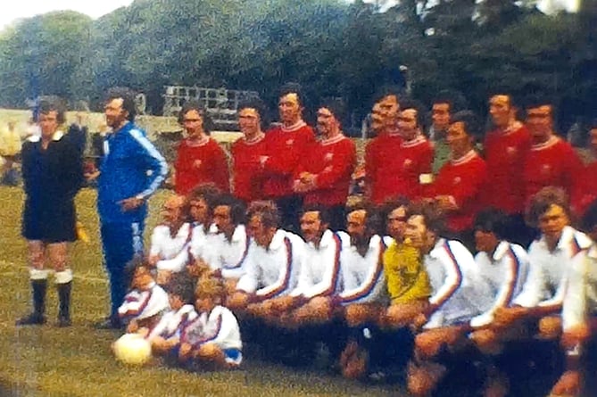 Crediton United vs Bristol City August 1 1976