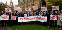 MPs protest Winter Fuel Cuts with 250,000 signature petition
