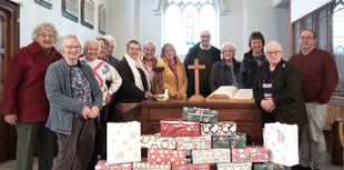 Christian Comment: Shoeboxes from Crediton Methodist Church
