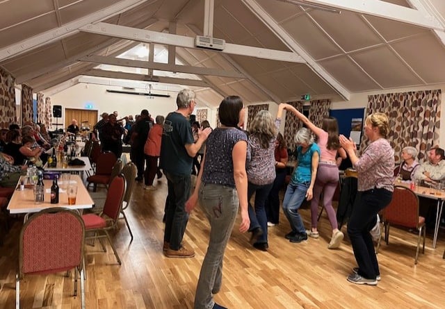 A barn dance raised £791 for Cheriton Fitzpaine Community Shop Appeal.
