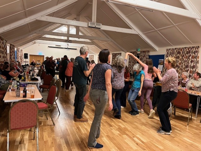 A barn dance raised £791 for Cheriton Fitzpaine Community Shop Appeal.
