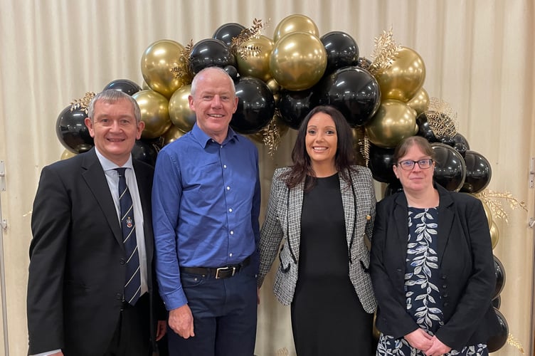 Current Tindle staff. From left, Alan Quick, Jon Gripton, Lianne Carr, Sue Halsey (Will Goddard, Crediton Courier)