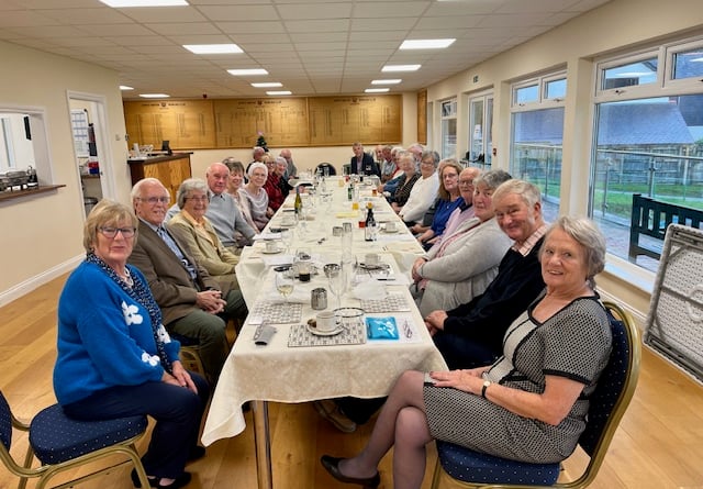 During the recent North Tawton Bowling Club Presentation Christmas Lunch.
