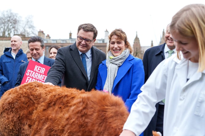 Petitioning the Government. Central Devon MP Mel Stride with Victoria Atkins, Shadow Environment Secretary.