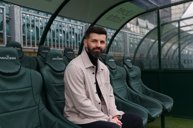 PLYMOUTH, ENGLAND - JANUARY 13: Miron Muslic during 1st day at Home Park Stadium