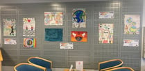 Pupils’ ‘peace posters’ on display at Crediton Library