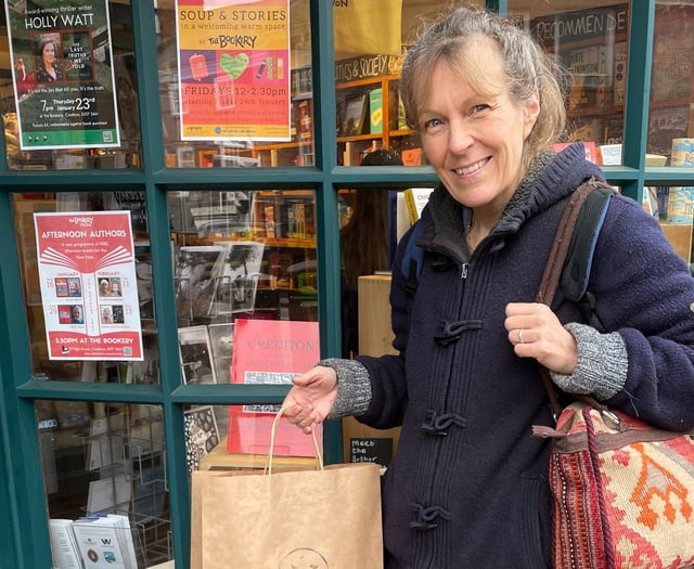 Woman wins books worth £50 in Crediton bookshop prize draw