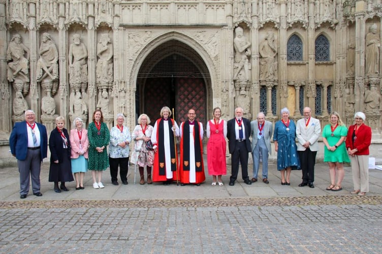 A previous St Boniface awards service at Exeter Cathedral