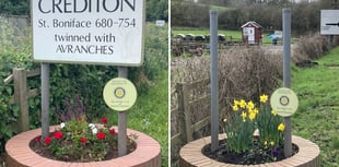 Crediton signs go missing