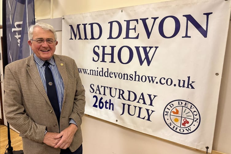 Richard Taylor has been elected Show President for 2025. Richard has been a stalwart of the show and has been involved in various positions for 31 years.
