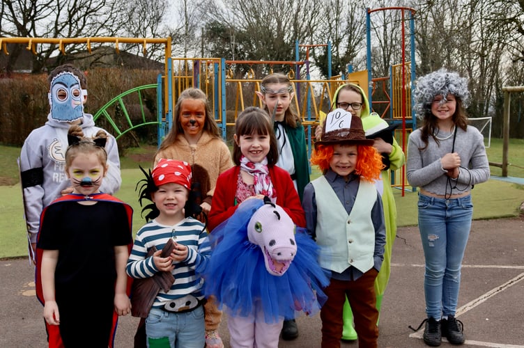 Children dressed up as their favourite fictional characters