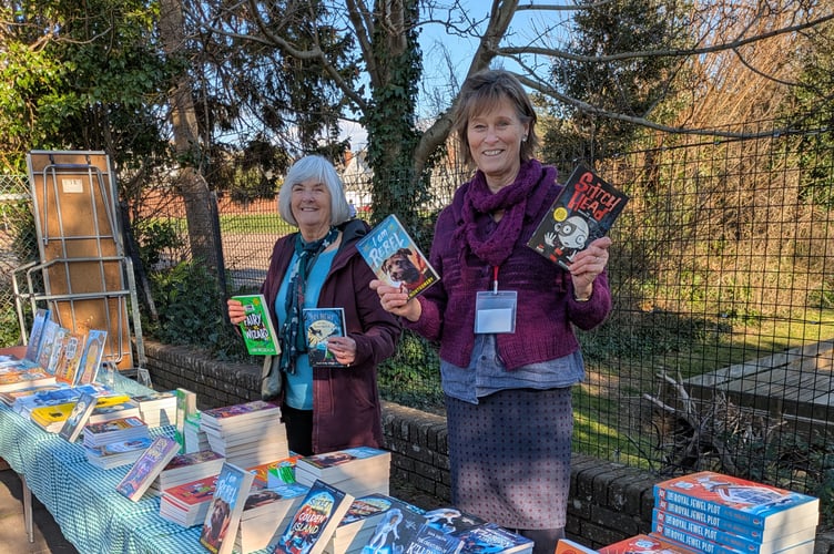 An after-school book fair at St Leonard's Primary School